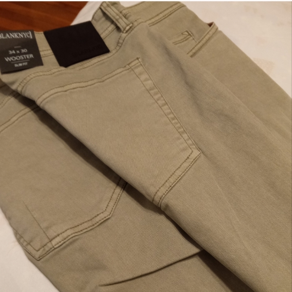🆕 BLANK NYC The Wooster Slim Fit Jeans, High Waist, 5 Pocket Pants, 34x30, NWT - Picture 5 of 13